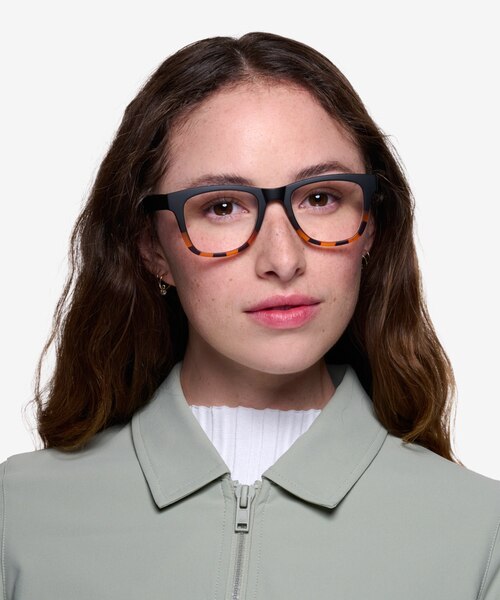Project Black Tortoise PlastiqueMontures de lunettes de vue pour Femmes d'EyeBuyDirect