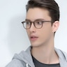 Symmetry Taupe AcetateEyeglass Frames for Men from EyeBuyDirect