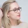 Symmetry Taupe AcetateEyeglass Frames for Women from EyeBuyDirect