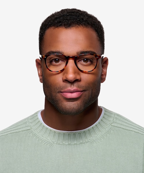 Symmetry Tortoise AcetateEyeglass Frames for Men from EyeBuyDirect
