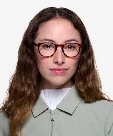 Tortoise Symmetry -  Vintage Acetate Eyeglasses