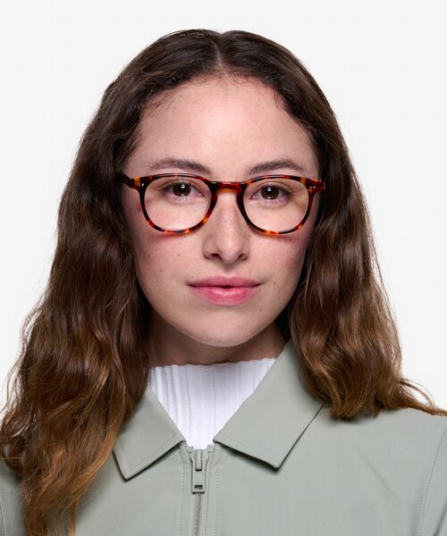 Symmetry Tortoise AcetateEyeglass Frames for Women from EyeBuyDirect