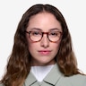 Symmetry Écailles AcétateMontures de lunettes de vue pour Femmes d'EyeBuyDirect