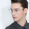Symmetry Transparent AcétateMontures de lunettes de vue pour Hommes d'EyeBuyDirect