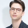 Theory Cognac AcetateEyeglass Frames for Men from EyeBuyDirect