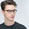 Theory Cafe Glace AcetateEyeglass Frames for Men from EyeBuyDirect