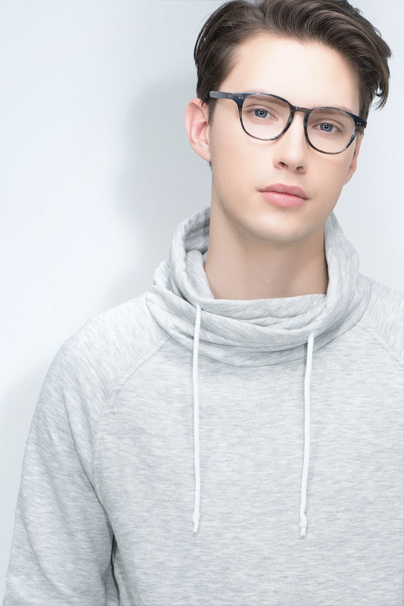 Lucid Square London Fog Full Rim Eyeglasses Eyebuydirect
