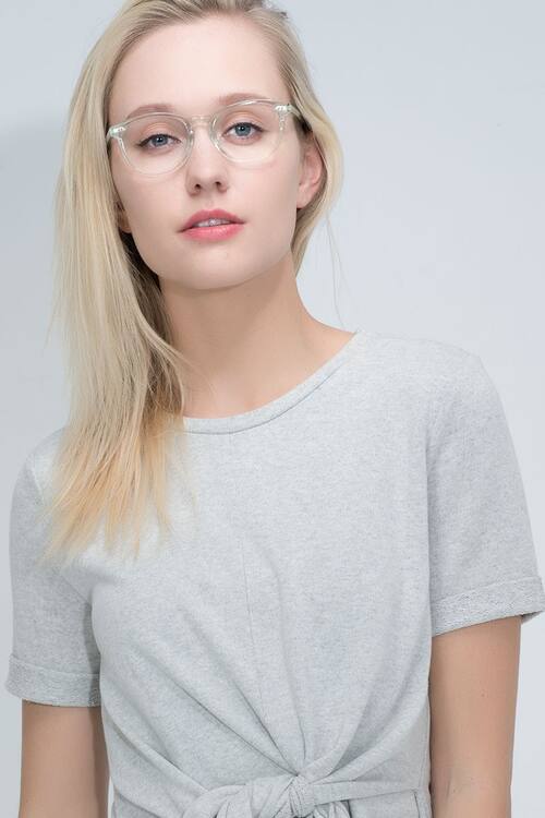 Clear Jade Aura -  Acetate Eyeglasses