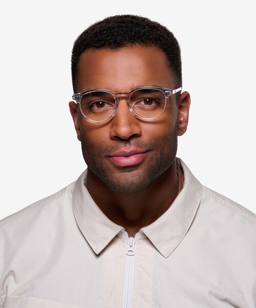 Aura Translucent AcétateMontures de lunettes de vue pour Hommes d'EyeBuyDirect