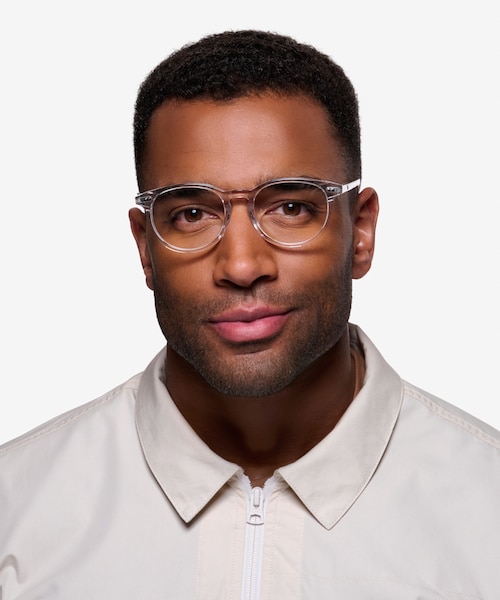 Aura Translucent AcetateEyeglass Frames for Men from EyeBuyDirect