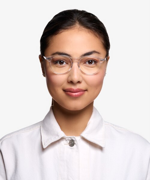 Aura Translucent AcétateMontures de lunettes de vue pour Femmes d'EyeBuyDirect