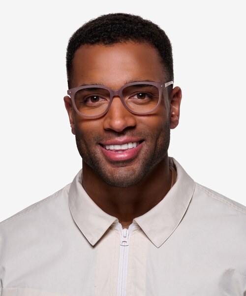 Escape Matte Pink AcetateEyeglass Frames for Men from EyeBuyDirect