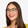 Structure Black PlasticEyeglass Frames for Women from EyeBuyDirect