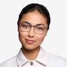 Structure Clear Gray PlasticEyeglass Frames for Women from EyeBuyDirect