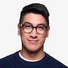 Flashback Honey Tortoise PlasticEyeglass Frames for Men from EyeBuyDirect