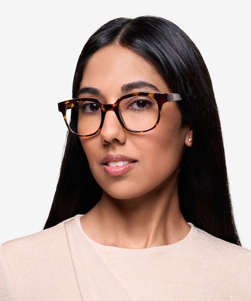 Flashback Honey Tortoise PlasticEyeglass Frames for Women from EyeBuyDirect