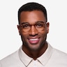 Hubris Clear Copper PlastiqueMontures de lunettes de vue pour Hommes d'EyeBuyDirect