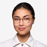 Hubris Clear Copper PlastiqueMontures de lunettes de vue pour Femmes d'EyeBuyDirect