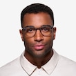 Hubris Black Floral PlasticEyeglass Frames for Men from EyeBuyDirect