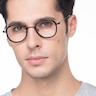 Vagabond Black PlasticEyeglass Frames for Men from EyeBuyDirect