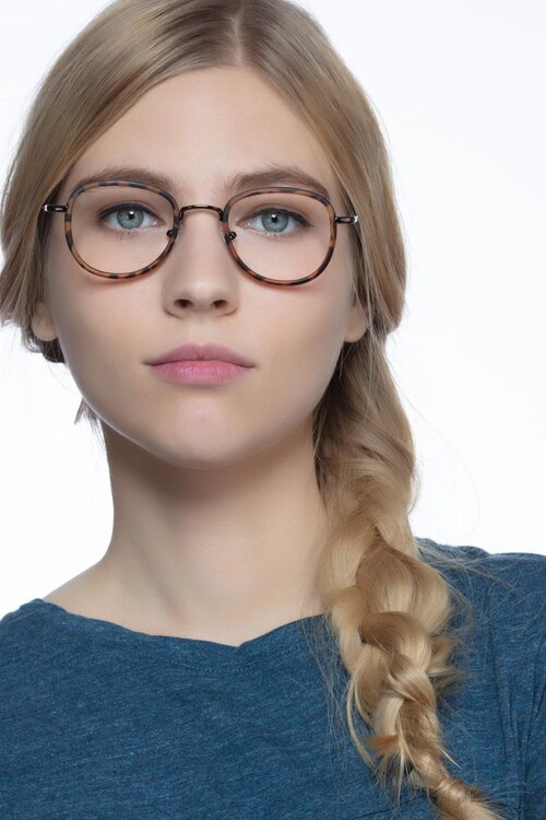 Vagabond Tortoise PlasticEyeglass Frames for Women from EyeBuyDirect