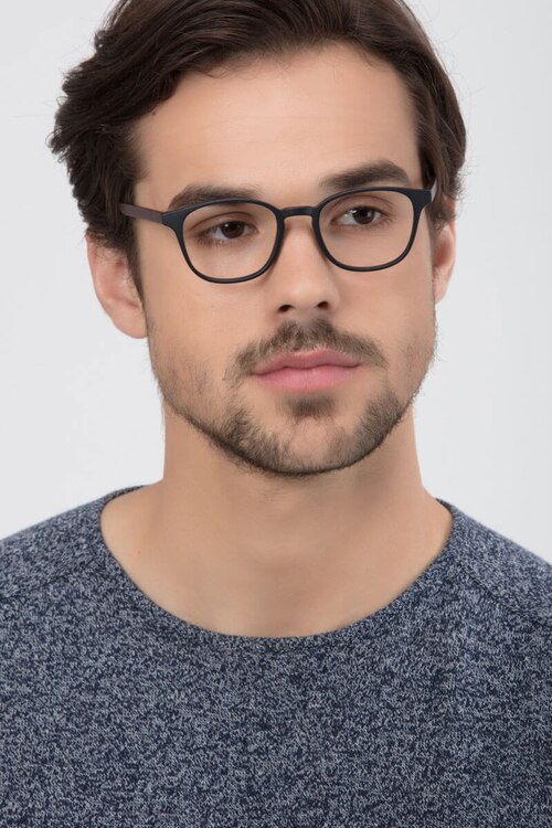 Allegory Matte Black PlasticEyeglass Frames for Men from EyeBuyDirect