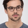 Allegory Matte Black PlasticEyeglass Frames for Men from EyeBuyDirect