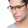 Method Brown Striped AcetateEyeglass Frames for Men from EyeBuyDirect