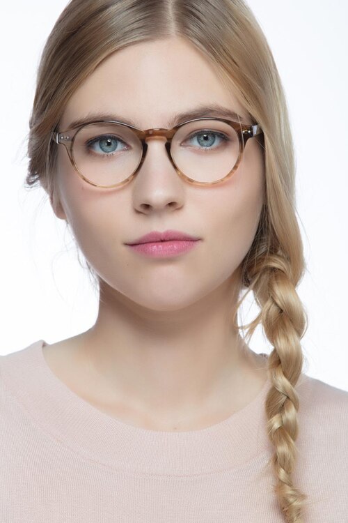 Method Brown Striped AcetateEyeglass Frames for Women from EyeBuyDirect
