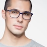 Vale Dark Navy AcetateEyeglass Frames for Men from EyeBuyDirect