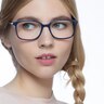 Vale Dark Navy AcetateEyeglass Frames for Women from EyeBuyDirect