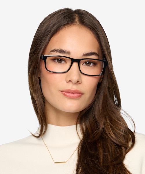 Aidan Black AcetateEyeglass Frames for Women from EyeBuyDirect