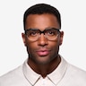 Escape Clear Black AcetateEyeglass Frames for Men from EyeBuyDirect
