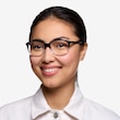 Escape Clear Black AcetateEyeglass Frames for Women from EyeBuyDirect