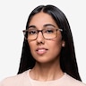 Crane Tortoise AcetateEyeglass Frames for Women from EyeBuyDirect