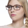 Crane Striped AcetateEyeglass Frames for Women from EyeBuyDirect