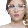 Pride Pearly White AcetateEyeglass Frames for Women from EyeBuyDirect