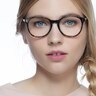 Pride Brown Floral AcetateEyeglass Frames for Women from EyeBuyDirect