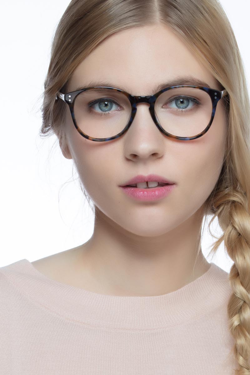 Pride Square Brown Floral Glasses for Women Eyebuydirect Canada