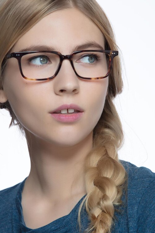 Wing Tortoise AcetateEyeglass Frames for Women from EyeBuyDirect