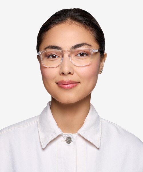 Rhode Island Clear AcetateEyeglass Frames for Women from EyeBuyDirect