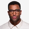 Absolutely Noir AcétateMontures de lunettes de vue pour Hommes d'EyeBuyDirect
