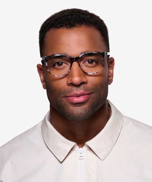 Absolutely Gray Floral AcetateEyeglass Frames for Men from EyeBuyDirect