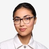 Absolutely Gray Floral AcétateMontures de lunettes de vue pour Femmes d'EyeBuyDirect
