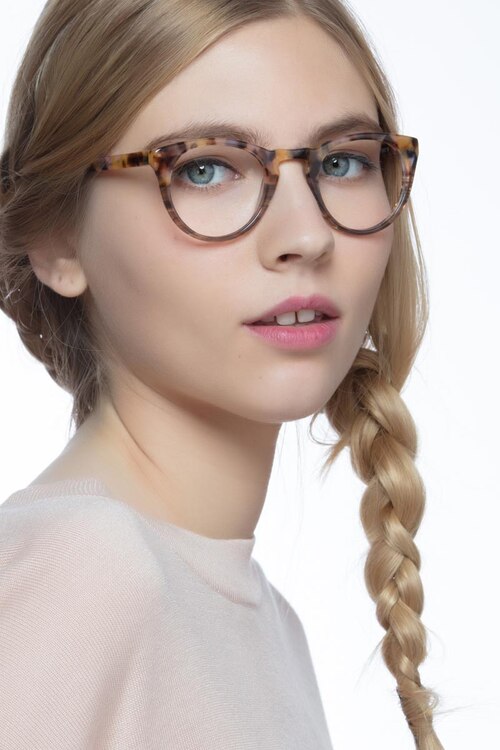 Lynx Savanna Floral AcétateMontures de lunettes de vue pour Femmes d'EyeBuyDirect