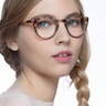 Lynx Savanna Floral AcétateMontures de lunettes de vue pour Femmes d'EyeBuyDirect