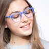 Lynx Bleu AcétateMontures de lunettes de vue pour Femmes d'EyeBuyDirect