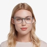 Constellation Clear Blue AcetateEyeglass Frames for Women from EyeBuyDirect