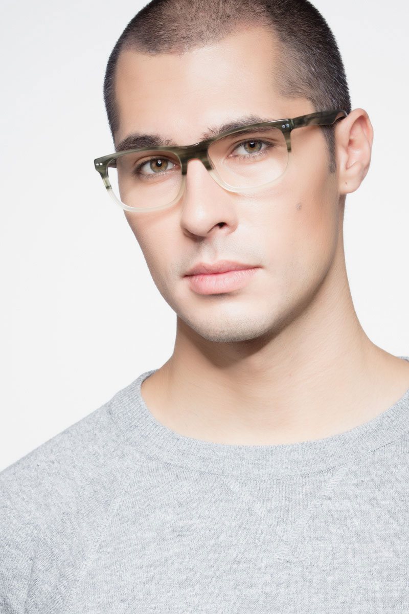 Koi Rectangle Green Full Rim Eyeglasses Eyebuydirect Canada