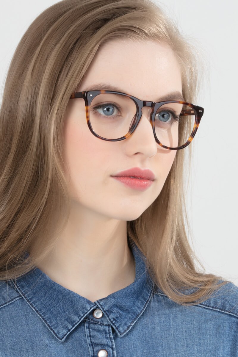 Divina Square Tortoise Full Rim Eyeglasses Eyebuydirect Canada